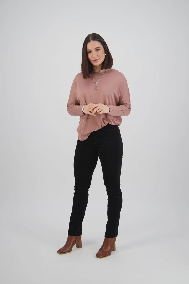 Bay Cord Pull On Black Vassalli