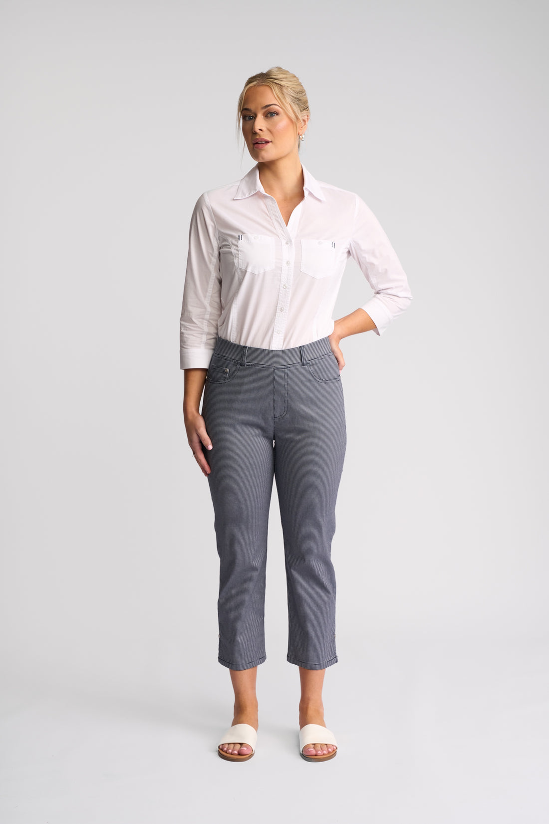 London Pull On Pant Midnight - Vassalli