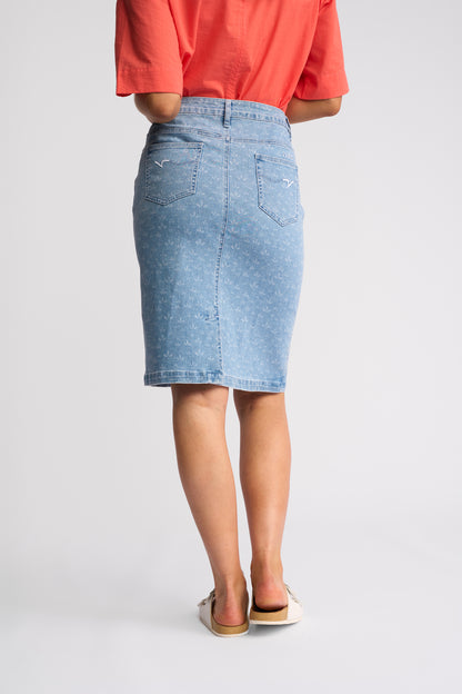 Poppy Skirt Meadow Denim - Vassalli