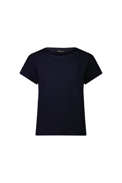 4363 Drop Sleeve Top with Stepped Hem