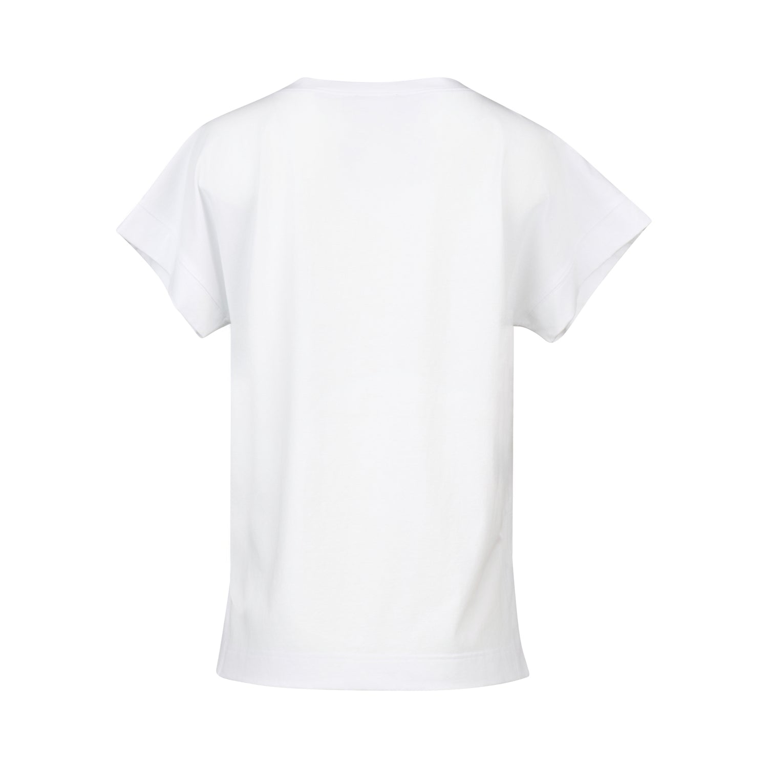 4363 Drop Sleeve Top with Stepped Hem