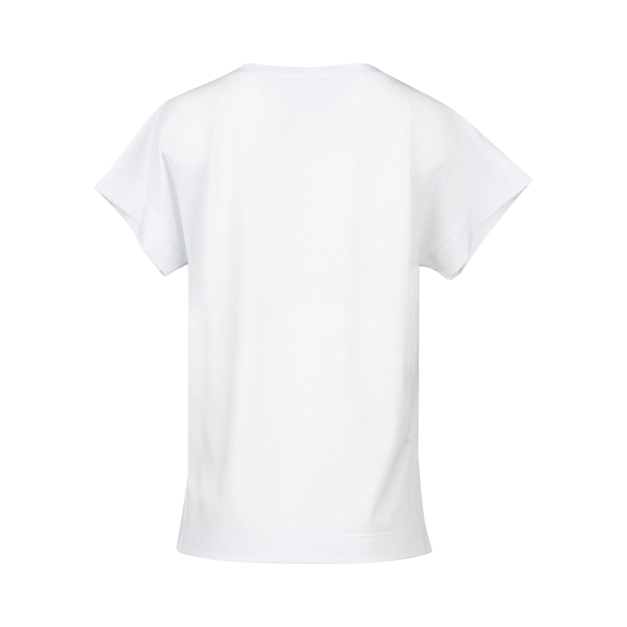 4363 Drop Sleeve Top with Stepped Hem