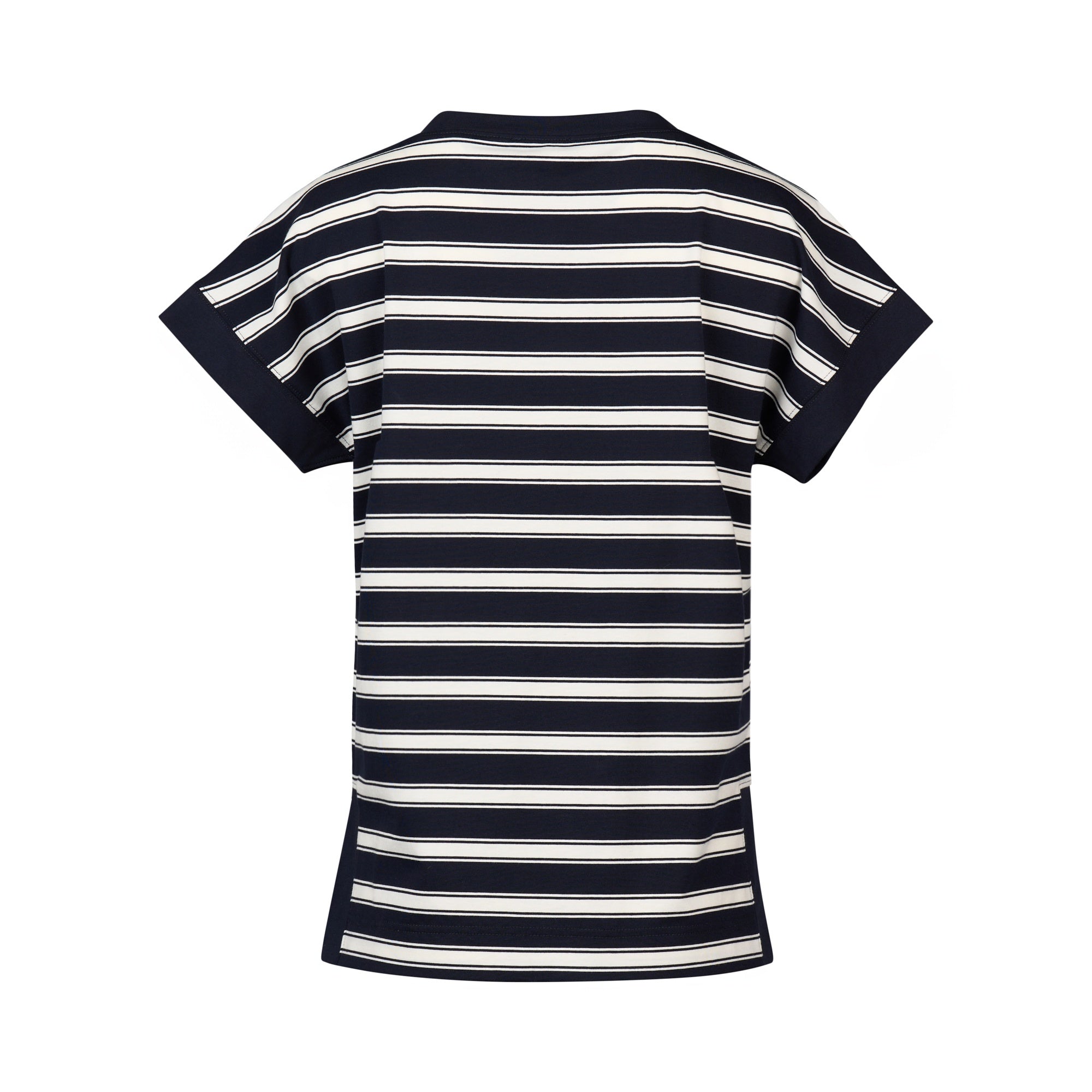 4363 Drop Sleeve Top with Stepped Hem