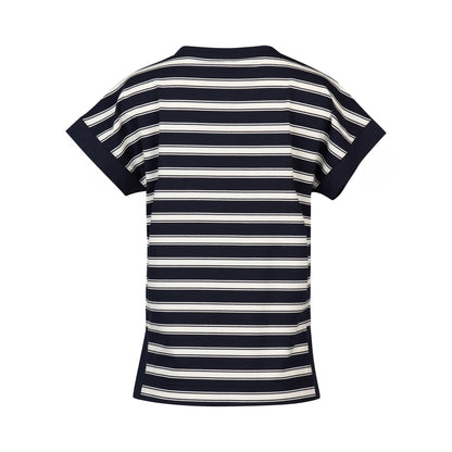 4363 Drop Sleeve Top with Stepped Hem