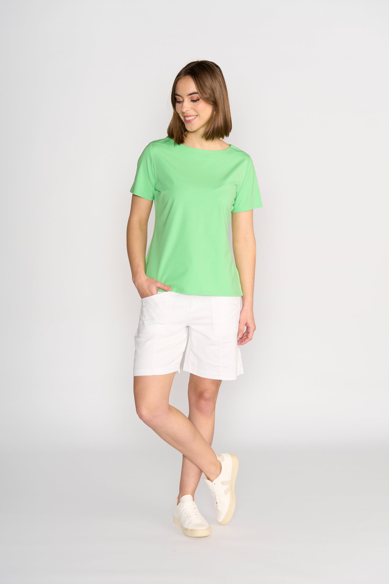 4489 Boat Neck Top