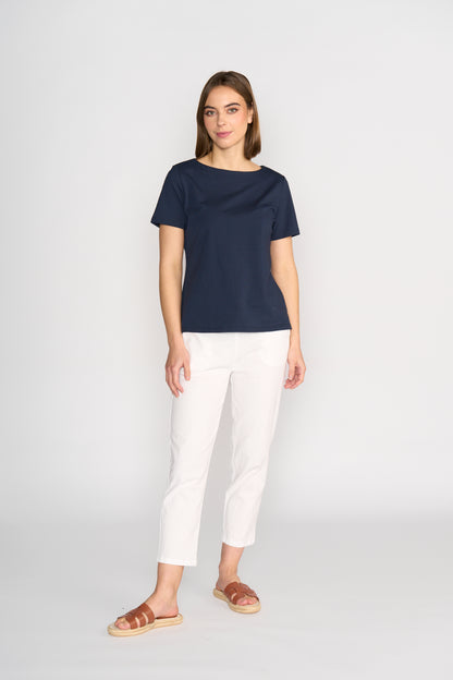 4489 Boat Neck Top