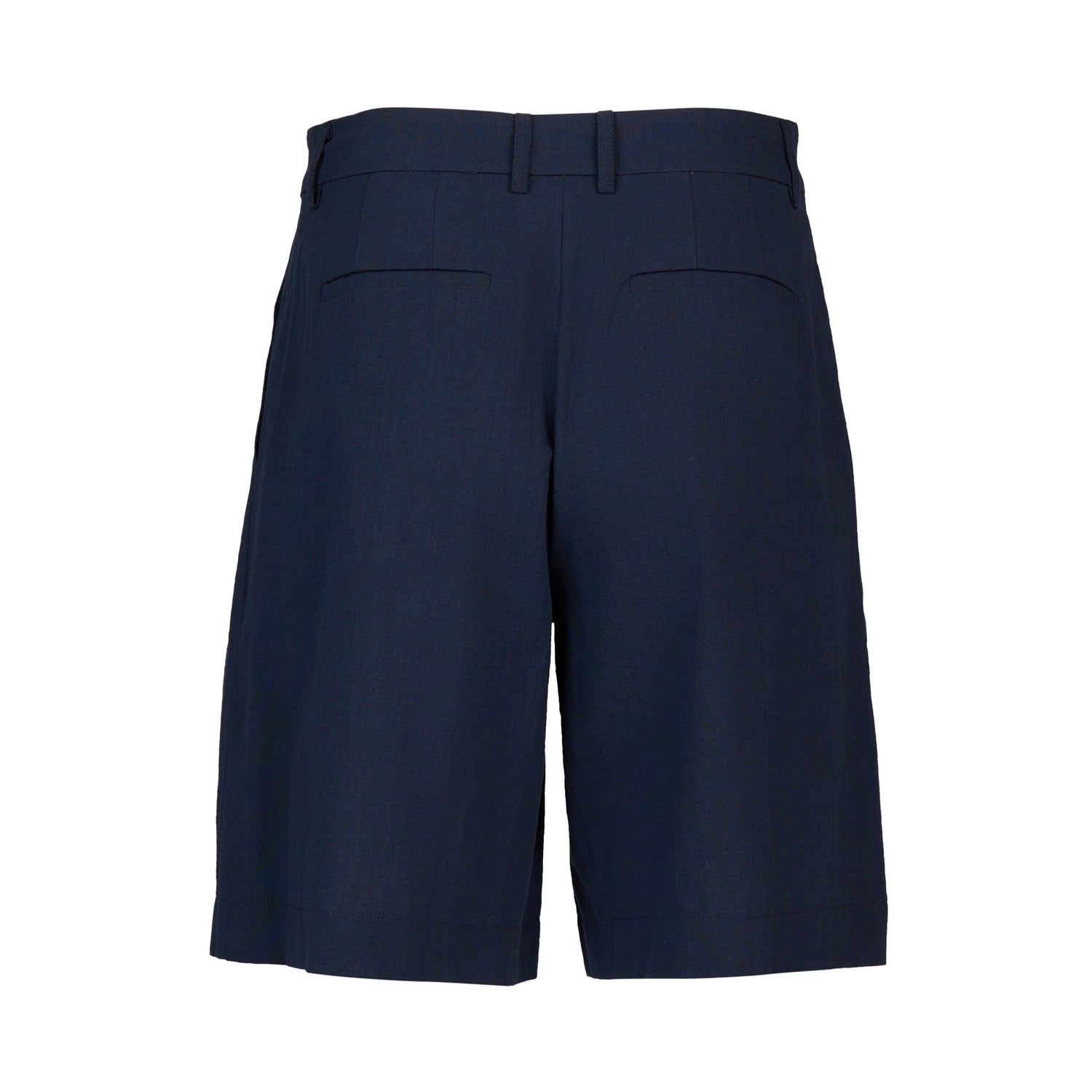 5038 Wide Leg Above Knee Shorts with Pleat Detail