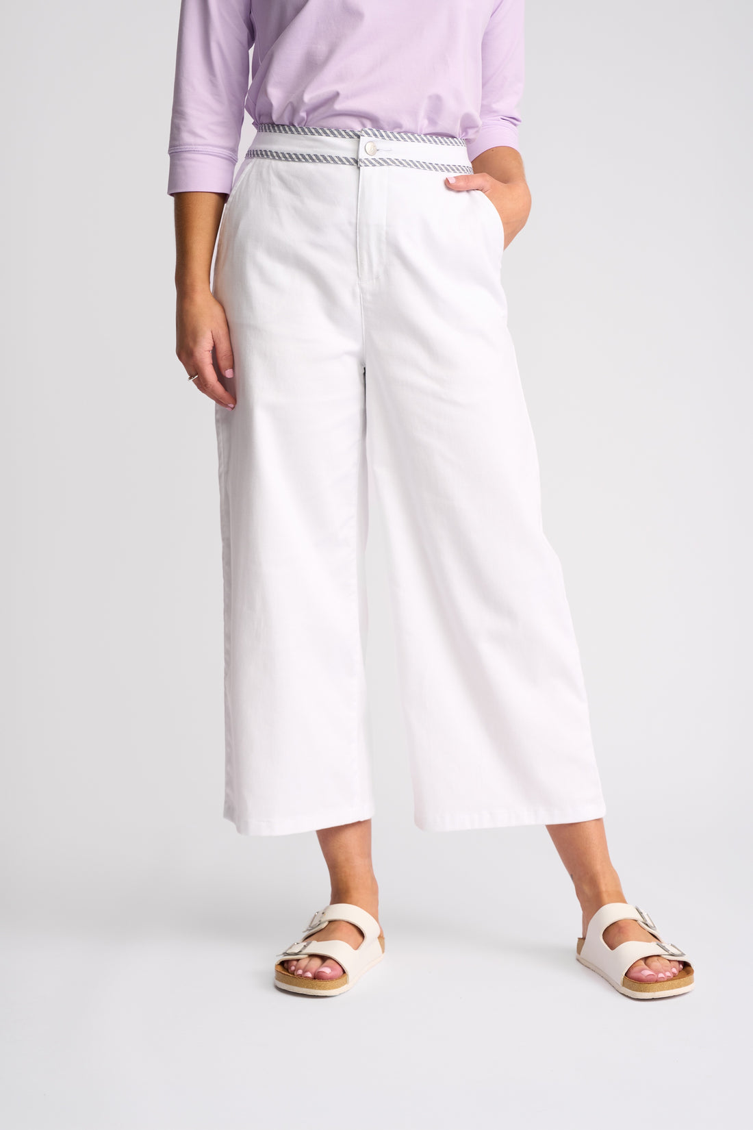 Atlanta Jean White Denim - Vassalli