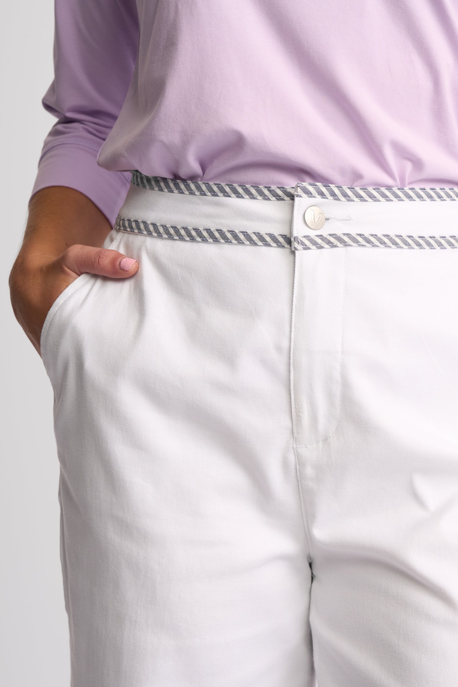 Atlanta Jean White Denim - Vassalli