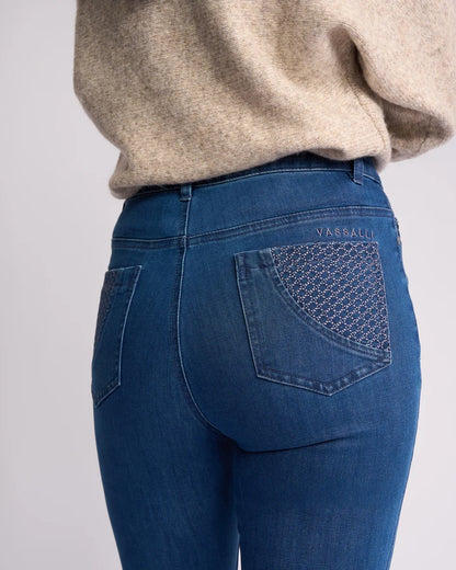 Reign Jean Plain New Blue - Vassalli