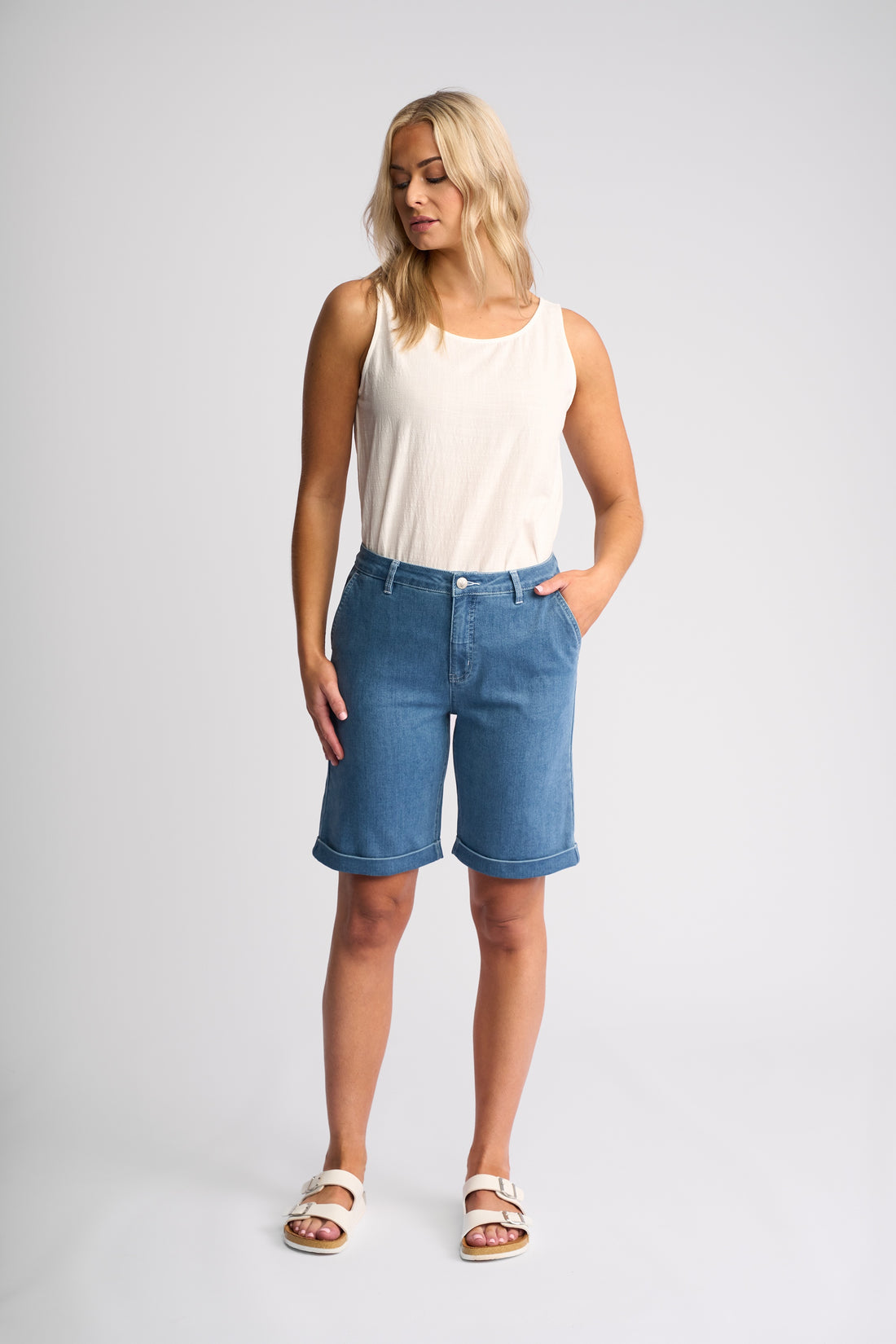 Havana Short  Blue Hue Denim - Vassalli