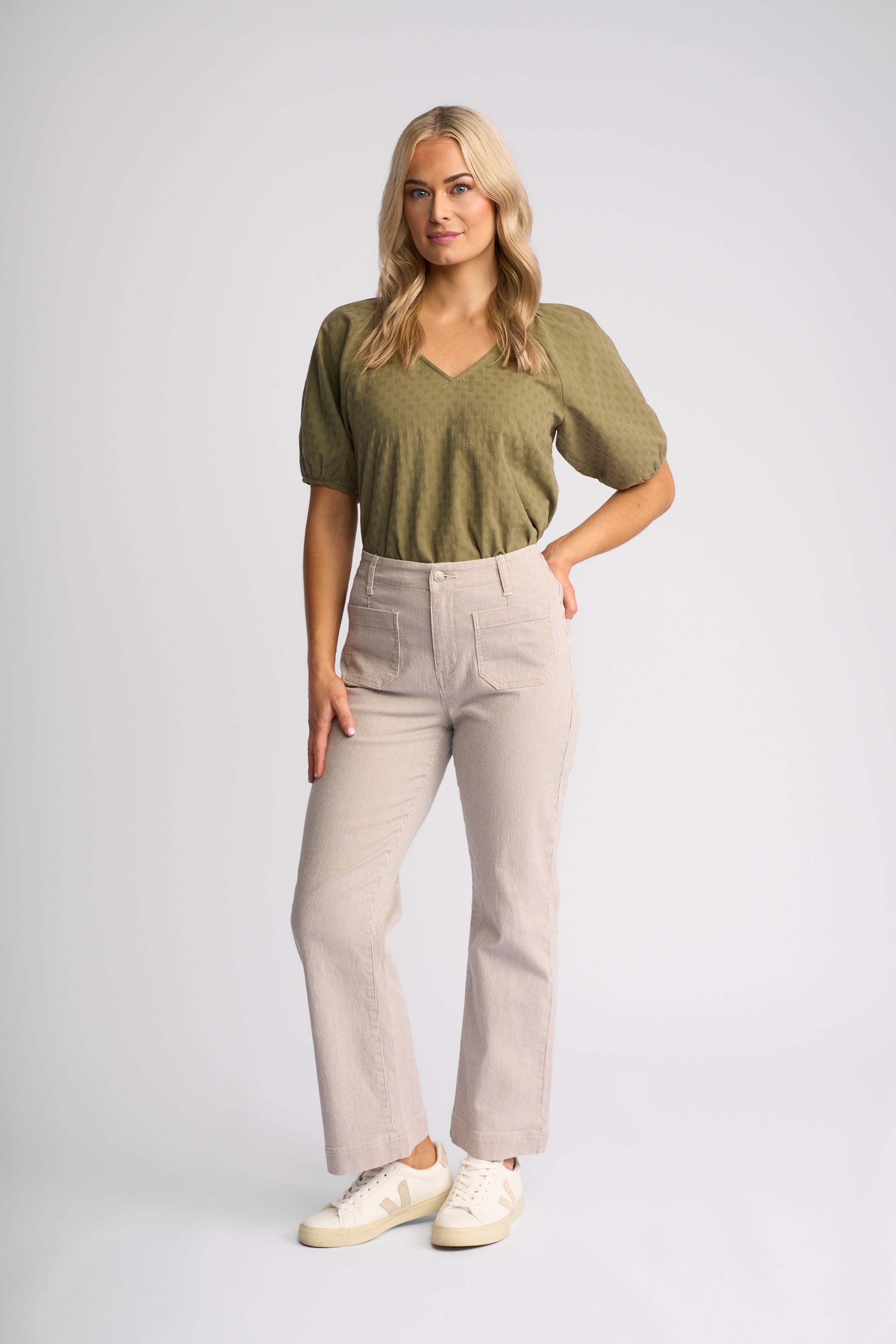 Daily Jean Ecru Stripe Denim - Vassalli