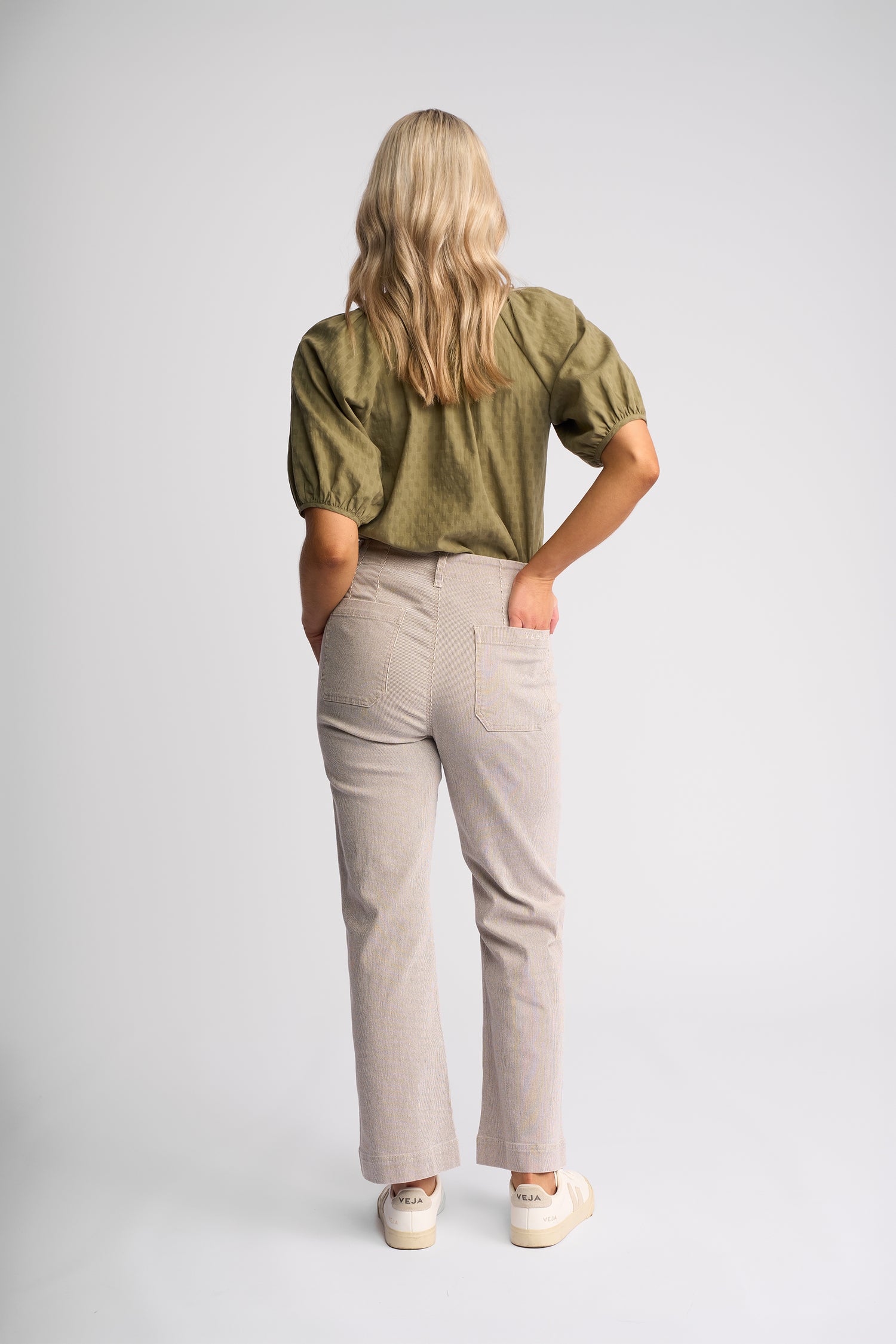 Daily Jean Ecru Stripe Denim - Vassalli