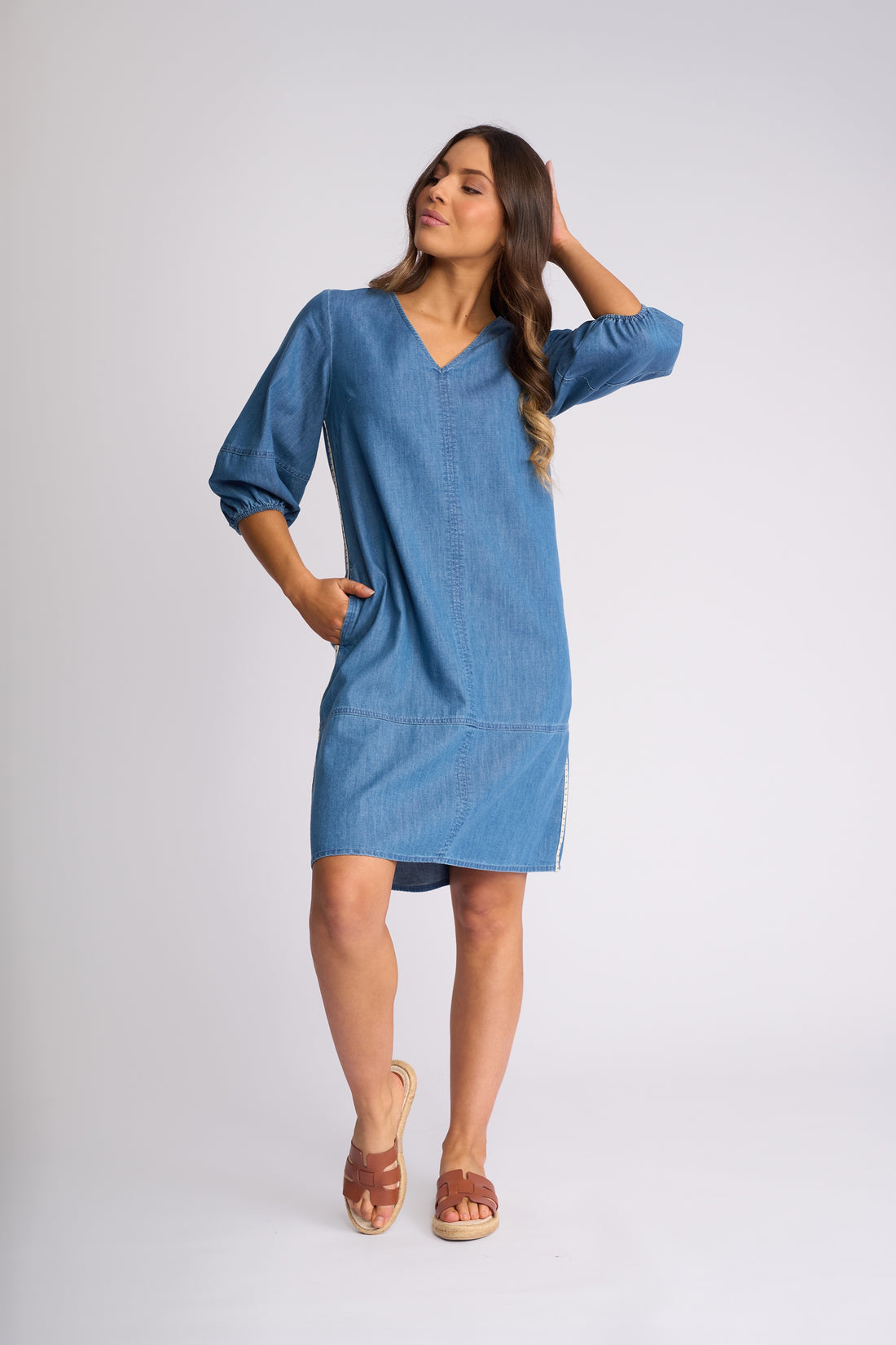 Nevada Dress Surf Blue - Vassalli