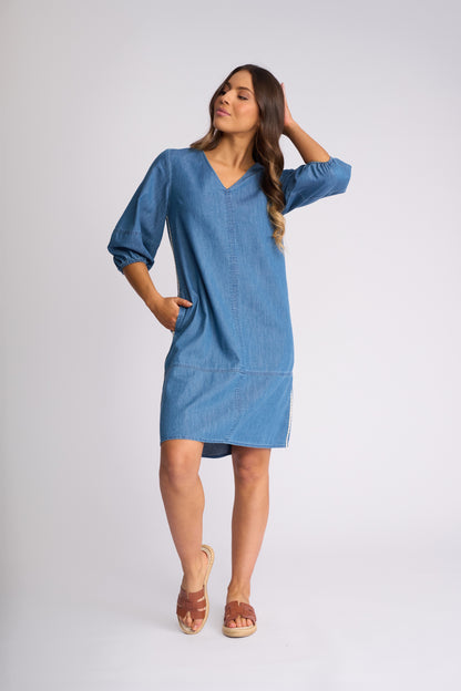 Nevada Dress Surf Blue - Vassalli