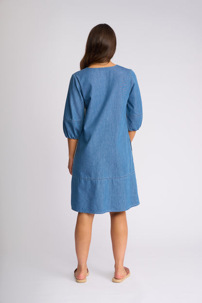 Nevada Dress Surf Blue - Vassalli