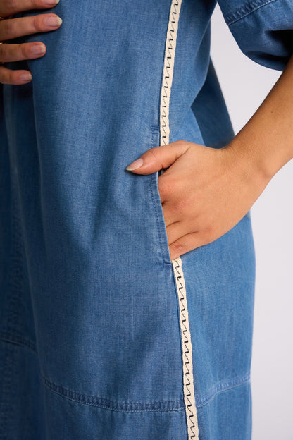 Nevada Dress Surf Blue - Vassalli