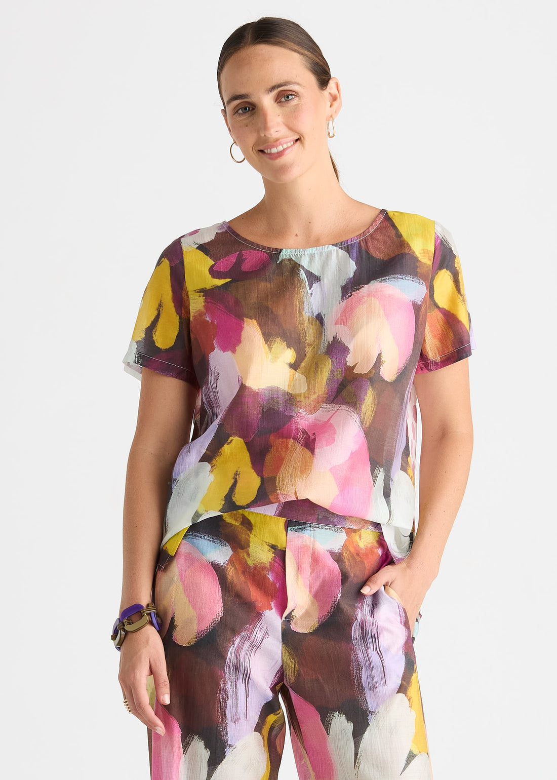 Pattern Clash Top Sunset - Zaket &amp; Plover